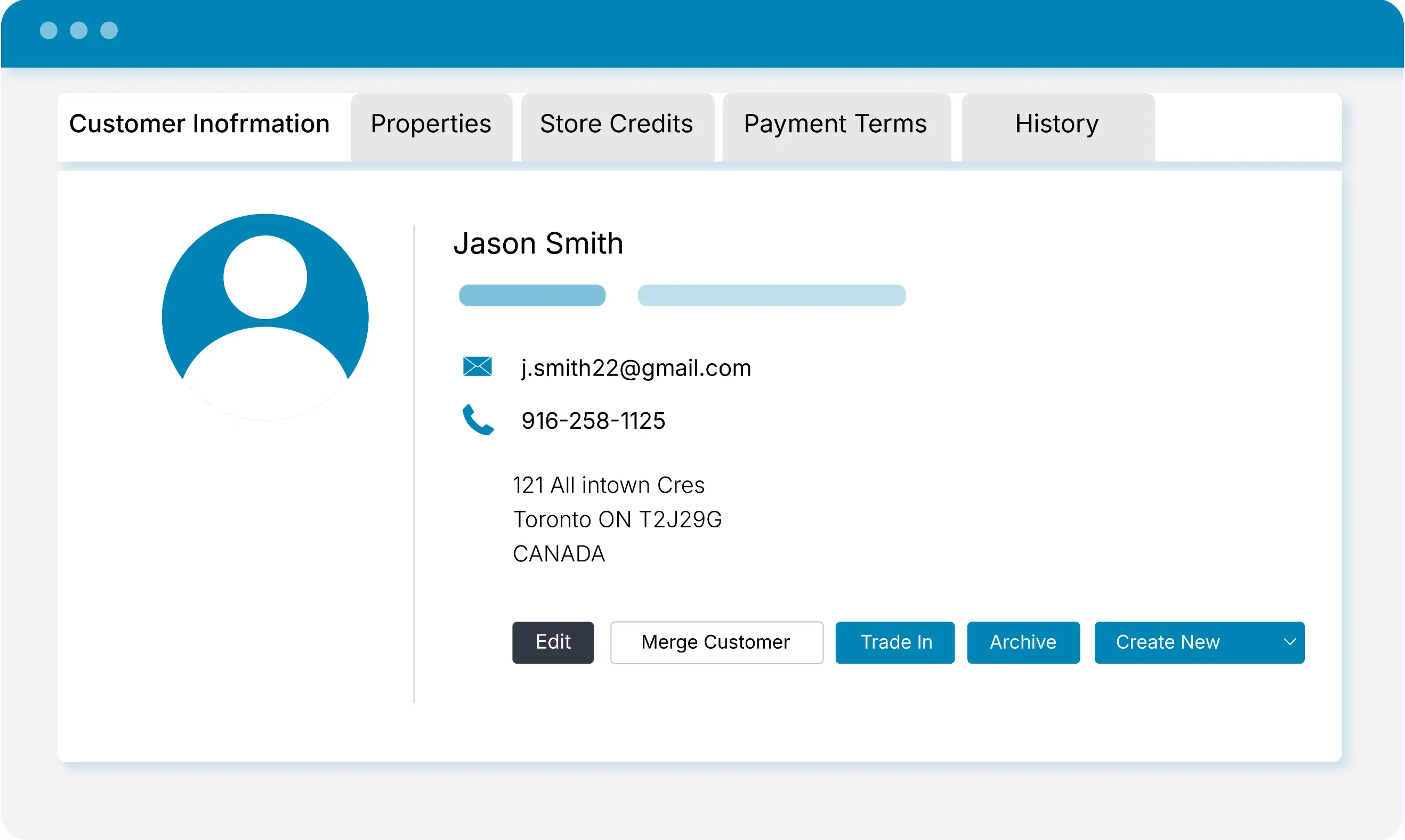 Maintain a centralized customer database with complete repair and purchase history.